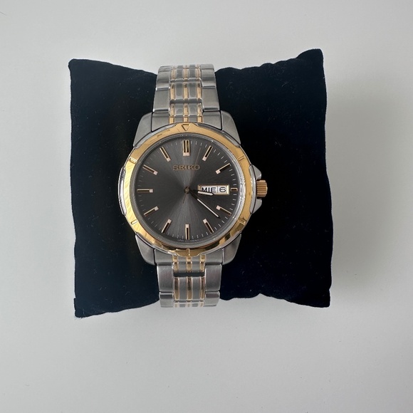 Seiko Watch- Men's Essentials Two-Tone Stainless Steel Bracelet